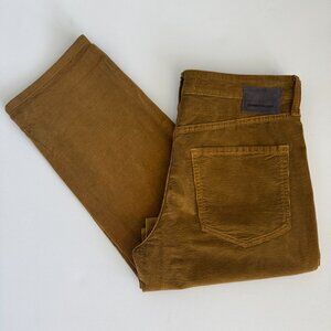 Current/Elliott Boy Genius Cropped Corduroys – Grandpacore Vintage Caramel (26)